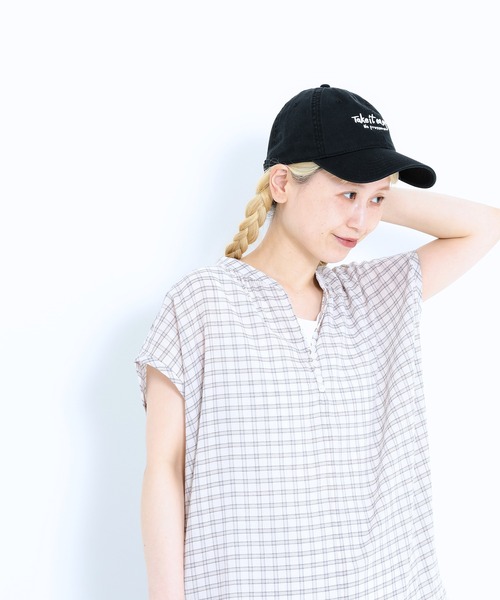 HEART MARKET(ハートマーケット)の「ノースリーブバンドカラーシャツチュニック(シャツ/ブラウス・レディース・ブラック系/ナチュラル/ベージュ系/ブラック/チャコール・FREE)」の8枚目の写真