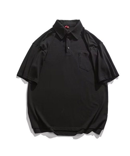 KELVIN(ケルヴァン)の「Relax Polo Tee リラックスポロTシャツ(Tシャツ/カットソー・メンズ・ベージュ/ホワイト/ブラック/グリーン・FREE)」の13枚目の写真