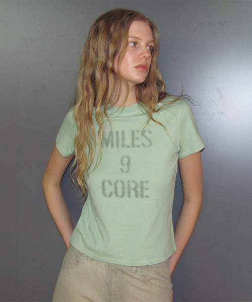 PARTIMENTO WOMEN(パルティメントウィメン)の「マイルス9コアリラックスドT_アップルミント(Tシャツ/カットソー・レディース・その他・MEDIUM/SMALL)」の1枚目の写真