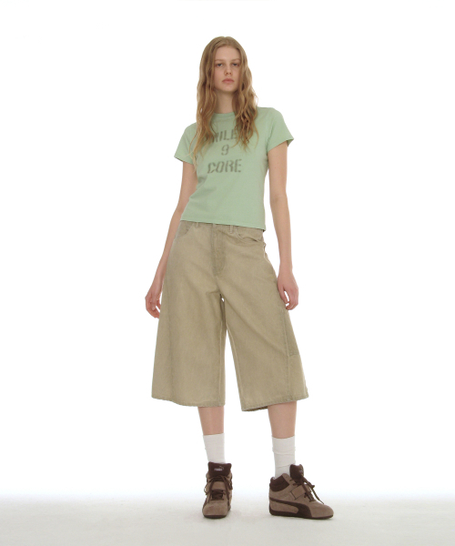 PARTIMENTO WOMEN(パルティメントウィメン)の「マイルス9コアリラックスドT_アップルミント(Tシャツ/カットソー・レディース・その他・MEDIUM/SMALL)」の3枚目の写真