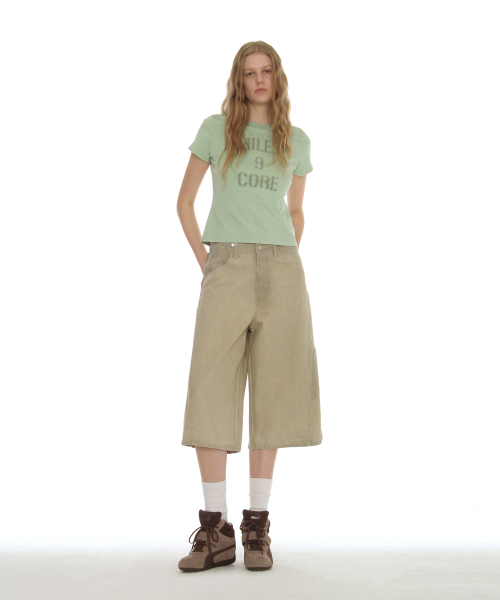PARTIMENTO WOMEN(パルティメントウィメン)の「マイルス9コアリラックスドT_アップルミント(Tシャツ/カットソー・レディース・その他・MEDIUM/SMALL)」の4枚目の写真