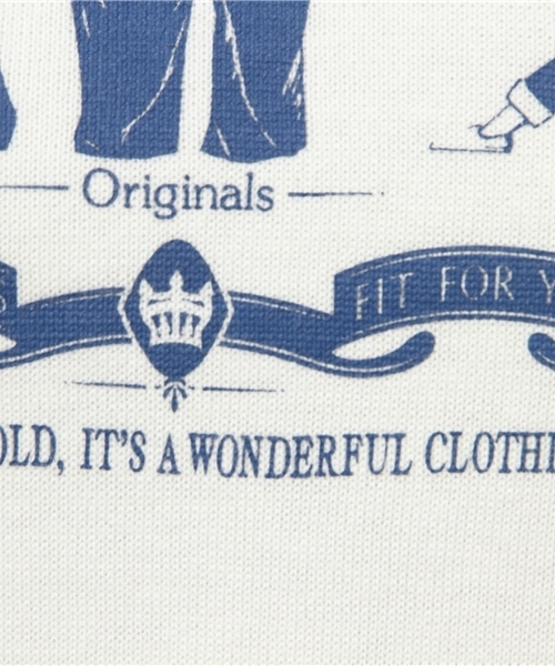 RODEO CROWNS WIDE BOWL（ロデオクラウンズワイドボウル）の「CA デニム パッチ ニット（ニット/セーター・レディース・ブルー/トップグレー/オフホワイト・MEDIUM/SMALL）」の7枚目の写真