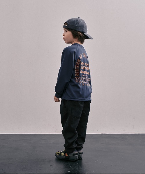 GROOVY COLORS(グルービーカラーズ)の「Deratol Air 2-Tuck Long Pants(その他パンツ・キッズ・ブラック・115cm/125cm)」の3枚目の写真