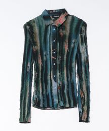 Multicolor stripe button shirt / マルチカラーストライプボタンシャツ