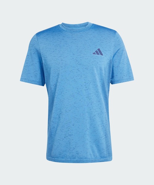 adidas(アディダス)の「ワークアウト エッセンシャルズ シームレス Tシャツ / アディダス adidas(Tシャツ/カットソー・メンズ・ブルー・MEDIUM/X-LARGE/X-SMALL)」の8枚目の写真