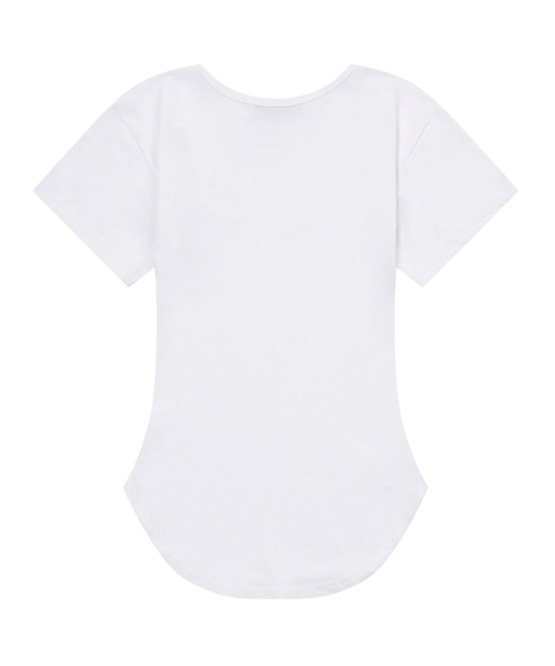 MUCENT(ムセント)の「ミューズカットユネッククロップローリング半袖ティー(5色)(Tシャツ/カットソー・レディース・チャコール/グレー/ホワイト/ベージュ/ブラック・FREE)」の18枚目の写真
