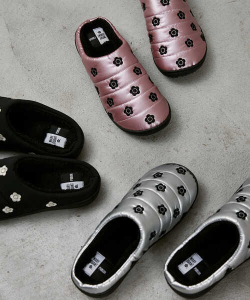 MARY QUANT（マリークワント）の「MARY QUANT × PUBLUX/マリークワント マリークワント モックシューズ/スリッポン[S~Lサイズ展開]　限定展開（スニーカー・レディース・ピンク/シルバー/ブラック・SMALL/LARGE/MEDIUM）」の3枚目の写真