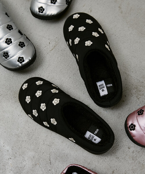 MARY QUANT（マリークワント）の「MARY QUANT × PUBLUX/マリークワント マリークワント モックシューズ/スリッポン[S~Lサイズ展開]　限定展開（スニーカー・レディース・ピンク/シルバー/ブラック・SMALL/LARGE/MEDIUM）」の5枚目の写真