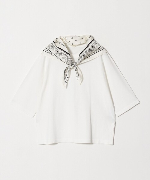 UNITED ARROWS（ユナイテッドアローズ）の「2WAY スカーフ ニット‐ウォッシャブル‐（ニット/セーター・レディース・ブラック/ネイビー/オフホワイト・FREE）」の16枚目の写真