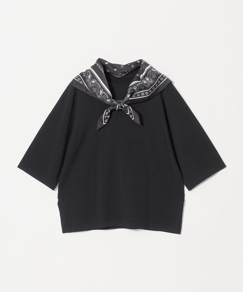 UNITED ARROWS（ユナイテッドアローズ）の「2WAY スカーフ ニット‐ウォッシャブル‐（ニット/セーター・レディース・ブラック/ネイビー/オフホワイト・FREE）」の20枚目の写真