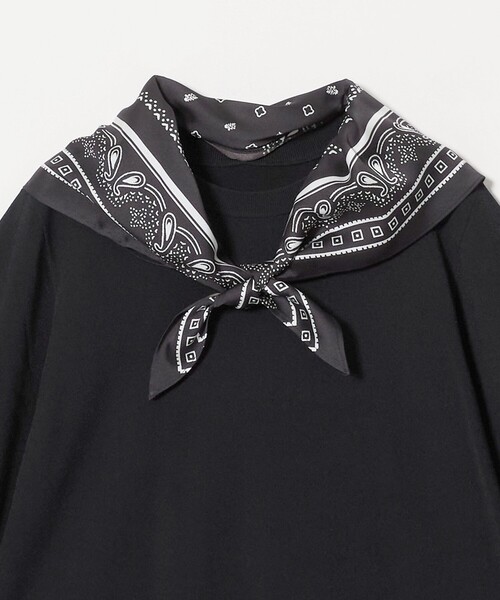 UNITED ARROWS（ユナイテッドアローズ）の「2WAY スカーフ ニット‐ウォッシャブル‐（ニット/セーター・レディース・ブラック/ネイビー/オフホワイト・FREE）」の21枚目の写真