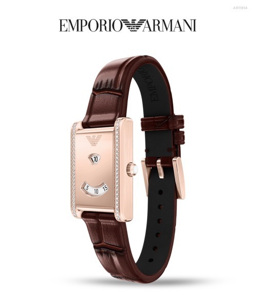 EMPORIO ARMANI(エンポリオアルマーニ)の「エンポリオ・アルマーニ 腕時計 レディース アナログ レザー AR11814(アナログ腕時計・レディース・ブラウン・FREE)」の8枚目の写真