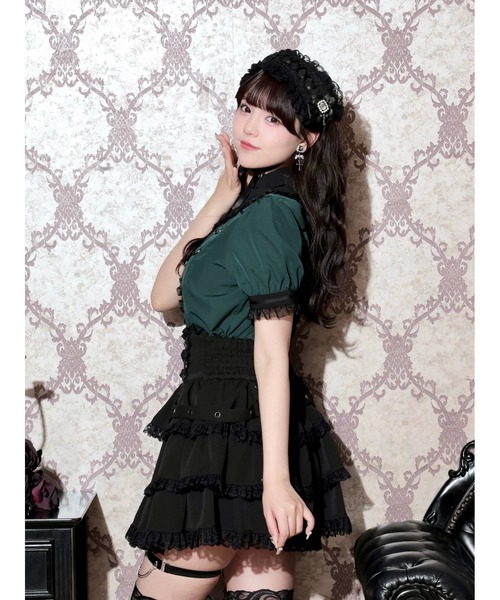 NOEMIE(ノエミー)の「Dカンベルトクロスタイブラウス(シャツ/ブラウス・レディース・パープル/ブラック/グリーン・M)」の8枚目の写真