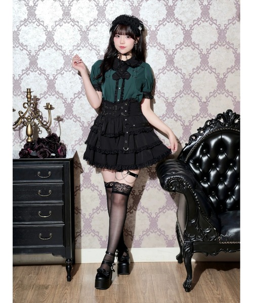 NOEMIE(ノエミー)の「Dカンベルトクロスタイブラウス(シャツ/ブラウス・レディース・パープル/ブラック/グリーン・M)」の10枚目の写真