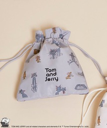 TOM&JERRY（トムアンドジェリー）の「【公式】TOM and JERRY ファニーアート巾着ポーチ（ポーチ）」