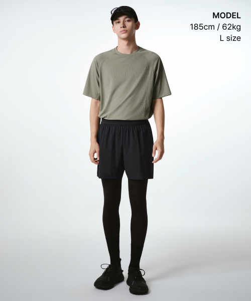MUSINSA STANDARD（ムシンサスタンダード）の「[シティレジャー] トレイルアクティブショーツ [ブラック]（その他パンツ・メンズ・その他・2XL/SMALL/X-LARGE/MEDIUM/LARGE）」の2枚目の写真