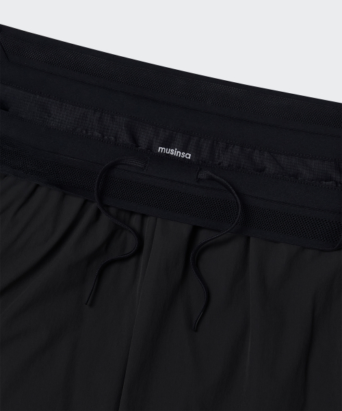 MUSINSA STANDARD（ムシンサスタンダード）の「[シティレジャー] トレイルアクティブショーツ [ブラック]（その他パンツ・メンズ・その他・2XL/SMALL/X-LARGE/MEDIUM/LARGE）」の4枚目の写真