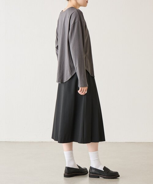 BEARDSLEY（ビアズリー）の「フロントプリーツスカート《FRIPIER》（スカート・レディース・ブラック/グレー・FREE）」の21枚目の写真