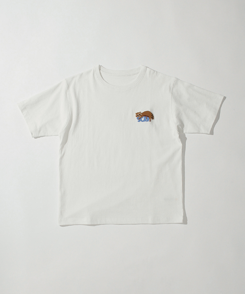 B.C STOCK(ベーセーストック)の「ハブラシシシュウ アニマルTEE(Tシャツ/カットソー・メンズ・グリーン/ホワイト/ブラック・LARGE/MEDIUM)」の2枚目の写真