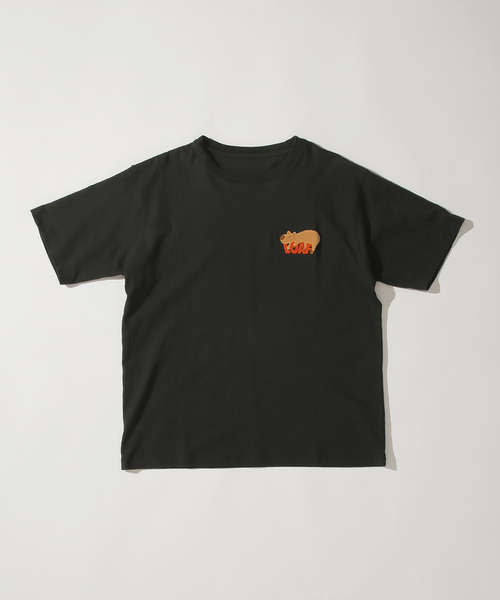 B.C STOCK(ベーセーストック)の「ハブラシシシュウ アニマルTEE(Tシャツ/カットソー・メンズ・グリーン/ホワイト/ブラック・LARGE/MEDIUM)」の1枚目の写真