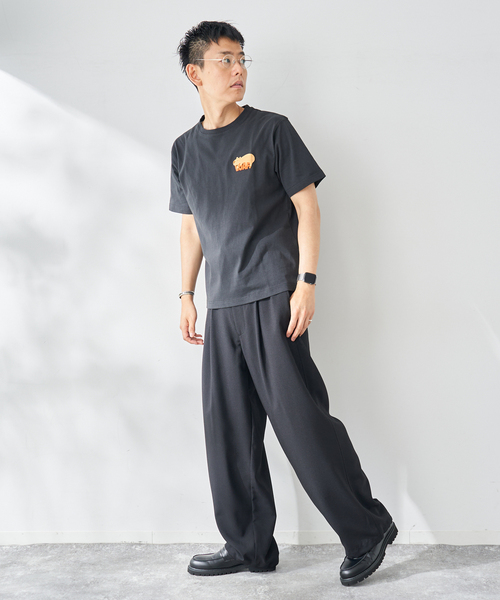 B.C STOCK(ベーセーストック)の「ハブラシシシュウ アニマルTEE(Tシャツ/カットソー・メンズ・グリーン/ホワイト/ブラック・LARGE/MEDIUM)」の4枚目の写真