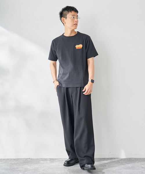 B.C STOCK(ベーセーストック)の「ハブラシシシュウ アニマルTEE(Tシャツ/カットソー・メンズ・グリーン/ホワイト/ブラック・LARGE/MEDIUM)」の5枚目の写真