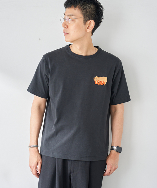 B.C STOCK(ベーセーストック)の「ハブラシシシュウ アニマルTEE(Tシャツ/カットソー・メンズ・グリーン/ホワイト/ブラック・LARGE/MEDIUM)」の7枚目の写真