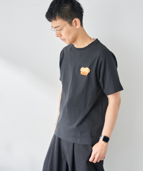 B.C STOCK(ベーセーストック)の「ハブラシシシュウ アニマルTEE(Tシャツ/カットソー・メンズ・グリーン/ホワイト/ブラック・LARGE/MEDIUM)」の8枚目の写真