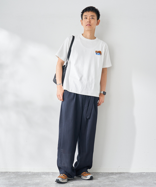 B.C STOCK(ベーセーストック)の「ハブラシシシュウ アニマルTEE(Tシャツ/カットソー・メンズ・グリーン/ホワイト/ブラック・LARGE/MEDIUM)」の10枚目の写真