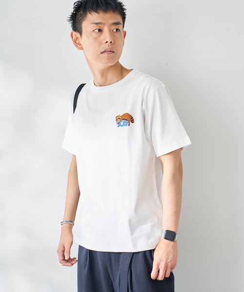 B.C STOCK(ベーセーストック)の「ハブラシシシュウ アニマルTEE(Tシャツ/カットソー・メンズ・グリーン/ホワイト/ブラック・LARGE/MEDIUM)」の14枚目の写真