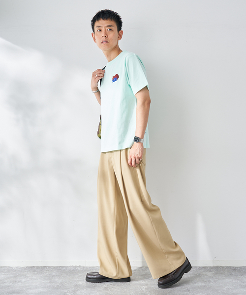 B.C STOCK(ベーセーストック)の「ハブラシシシュウ アニマルTEE(Tシャツ/カットソー・メンズ・グリーン/ホワイト/ブラック・LARGE/MEDIUM)」の17枚目の写真