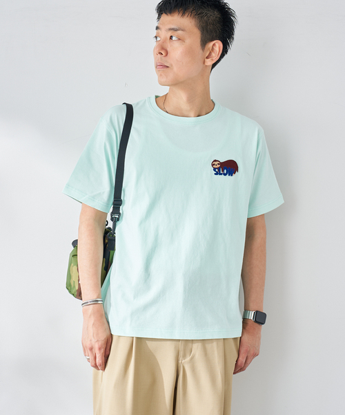 B.C STOCK(ベーセーストック)の「ハブラシシシュウ アニマルTEE(Tシャツ/カットソー・メンズ・グリーン/ホワイト/ブラック・LARGE/MEDIUM)」の19枚目の写真