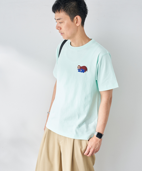 B.C STOCK(ベーセーストック)の「ハブラシシシュウ アニマルTEE(Tシャツ/カットソー・メンズ・グリーン/ホワイト/ブラック・LARGE/MEDIUM)」の20枚目の写真
