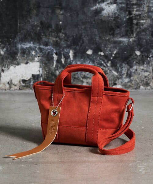 russet(ラシット)の「エコスエード2wayミニショルダーバッグ(ショルダーバッグ・レディース・オレンジ/ダークブラウン/グレー/グリーン系・FREE)」の4枚目の写真