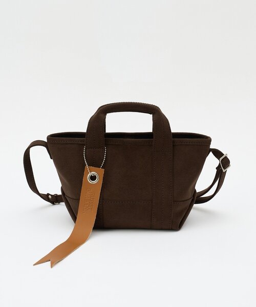 russet(ラシット)の「エコスエード2wayミニショルダーバッグ(ショルダーバッグ・レディース・オレンジ/ダークブラウン/グレー/グリーン系・FREE)」の8枚目の写真