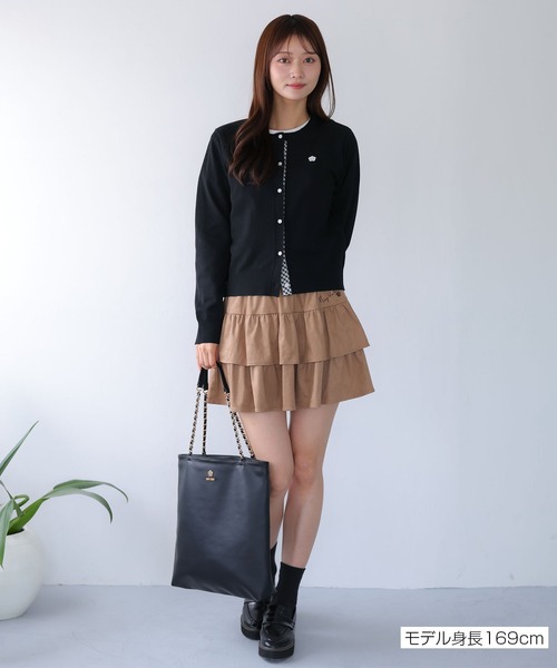 MARY QUANT(マリークワント)の「バイカラーチェック カーディガン(カーディガン/ボレロ・レディース・ホワイト/ブラック/レッド/グレー・M)」の16枚目の写真