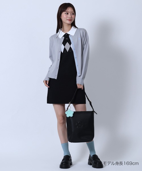 MARY QUANT(マリークワント)の「バイカラーチェック カーディガン(カーディガン/ボレロ・レディース・ホワイト/ブラック/レッド/グレー・M)」の20枚目の写真