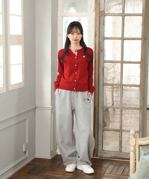 MARY QUANT(マリークワント)の「バイカラーチェック カーディガン(カーディガン/ボレロ・レディース・ホワイト/ブラック/レッド/グレー・M)」の5枚目の写真