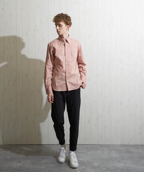 VIBGYOR（ヴィブジョー）の「【VIBGYOR BY AS】ブロード デュエ ボタンダウンシャツ　日本製(GW)（シャツ/ブラウス・メンズ・ネイビー/その他1/その他2/ホワイト/ブラック/ライトブルー/ワイン/ライトグレー/レッド/ライトピンク/その他3/ブルー系その他/ベージュ/グリーン系その他/マスタード/ブルー/ベージュ系その他/カーキ/ブラウン/スモークピンク・3/4/2）」の15枚目の写真