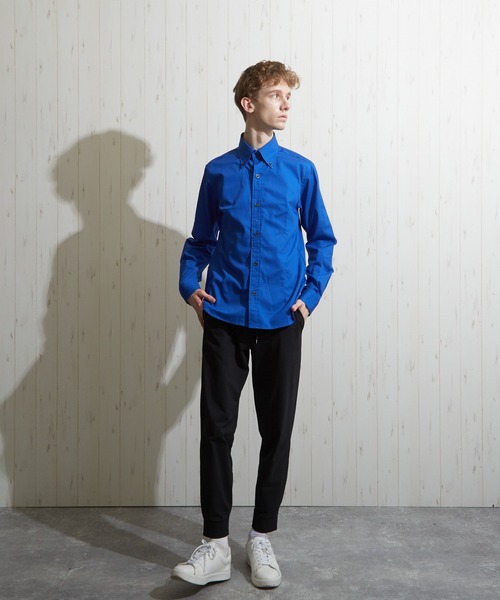 VIBGYOR（ヴィブジョー）の「【VIBGYOR BY AS】ブロード デュエ ボタンダウンシャツ　日本製(GW)（シャツ/ブラウス・メンズ・ネイビー/その他1/その他2/ホワイト/ブラック/ライトブルー/ワイン/ライトグレー/レッド/ライトピンク/その他3/ブルー系その他/ベージュ/グリーン系その他/マスタード/ブルー/ベージュ系その他/カーキ/ブラウン/スモークピンク・3/4/2）」の11枚目の写真