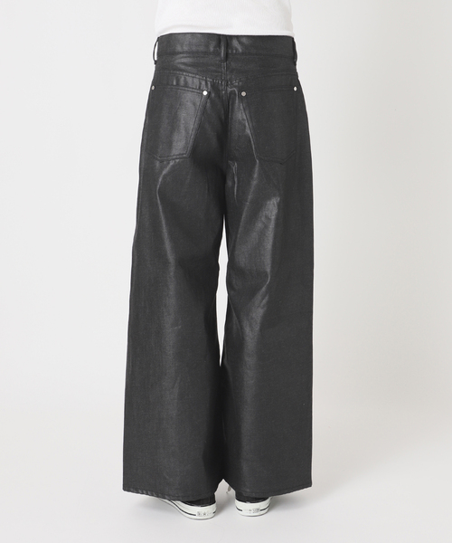 NOCTO ARCHIVE(ノクトアーカイブ)の「NOCTO ARCHIVE/ノクト アーカイブ Cutting Luster Wide Denim(デニムパンツ・メンズ・ブラック・LARGE/MEDIUM)」の4枚目の写真