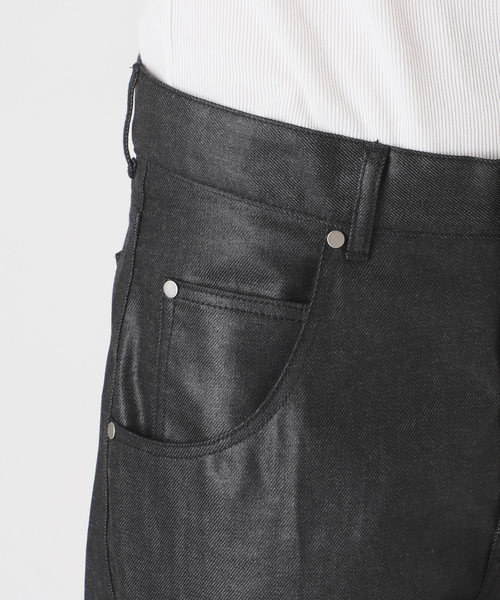 NOCTO ARCHIVE(ノクトアーカイブ)の「NOCTO ARCHIVE/ノクト アーカイブ Cutting Luster Wide Denim(デニムパンツ・メンズ・ブラック・LARGE/MEDIUM)」の8枚目の写真