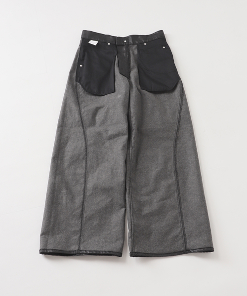NOCTO ARCHIVE(ノクトアーカイブ)の「NOCTO ARCHIVE/ノクト アーカイブ Cutting Luster Wide Denim(デニムパンツ・メンズ・ブラック・LARGE/MEDIUM)」の13枚目の写真