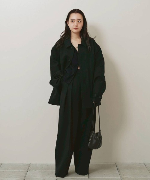 TODAYFUL(トゥデイフル)の「Cotton Cashmere Cardigan(カーディガン/ボレロ・レディース・チョコ/ブラック/チャコールグレー・FREE)」の5枚目の写真