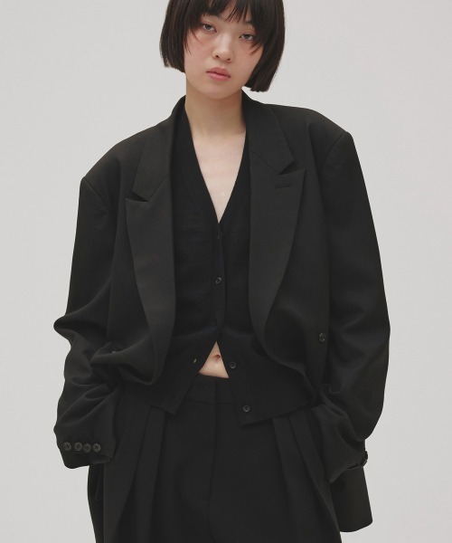 TODAYFUL(トゥデイフル)の「Cotton Cashmere Cardigan(カーディガン/ボレロ・レディース・チョコ/ブラック/チャコールグレー・FREE)」の7枚目の写真