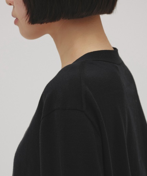 TODAYFUL(トゥデイフル)の「Cotton Cashmere Cardigan(カーディガン/ボレロ・レディース・チョコ/ブラック/チャコールグレー・FREE)」の8枚目の写真