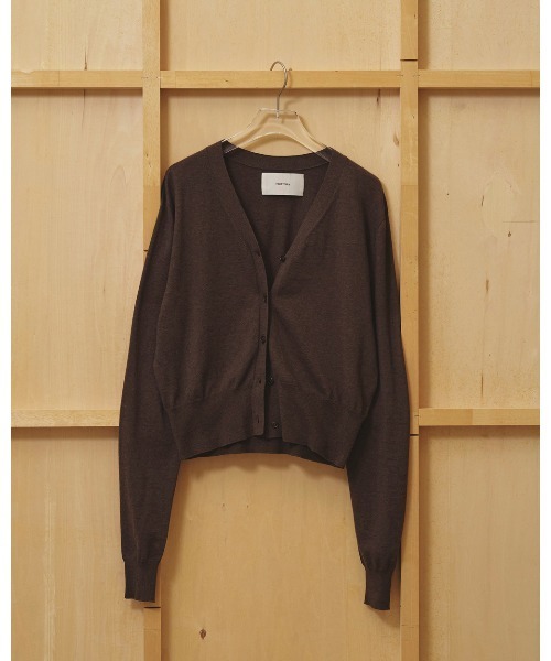 TODAYFUL(トゥデイフル)の「Cotton Cashmere Cardigan(カーディガン/ボレロ・レディース・チョコ/ブラック/チャコールグレー・FREE)」の11枚目の写真