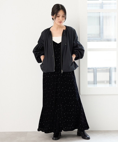 IENA(イエナ)の「MARILYN MOON/マリリンムーン 2way taffeta bz ブルゾン 4263-120(その他アウター・レディース・ブラック/キャメル・FREE)」の11枚目の写真