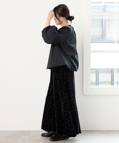 IENA(イエナ)の「MARILYN MOON/マリリンムーン 2way taffeta bz ブルゾン 4263-120(その他アウター・レディース・ブラック/キャメル・FREE)」の12枚目の写真