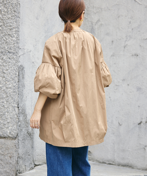 IENA(イエナ)の「MARILYN MOON/マリリンムーン 2way taffeta bz ブルゾン 4263-120(その他アウター・レディース・ブラック/キャメル・FREE)」の16枚目の写真